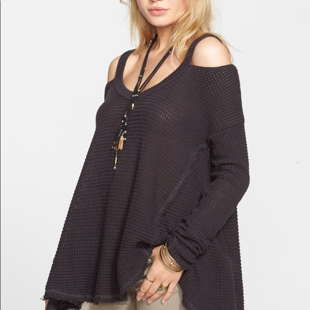 Moonshine V Cold Shoulder Sweater